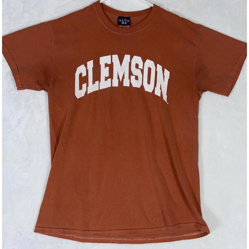 Blue 84 Orange Clemson Tigers College Football NCAA Classic T-Shirt Size Medium